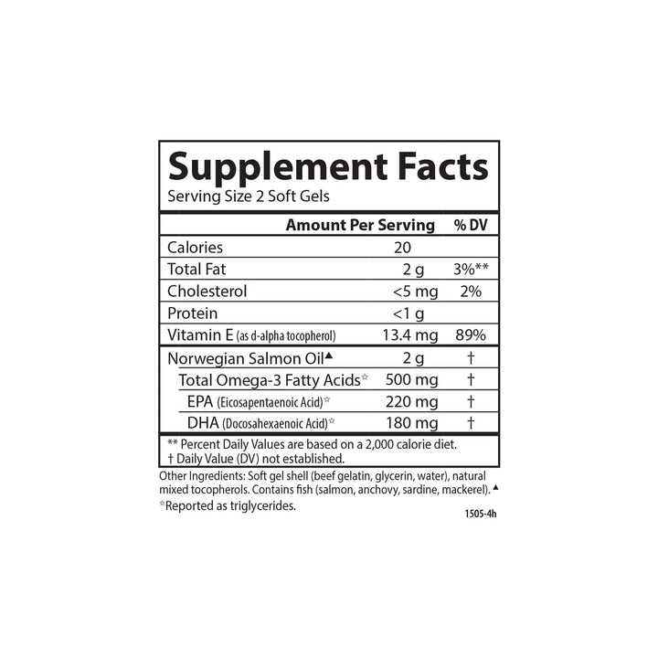 Labs Laboratories Norwegian Salmon Oil Softgels, 1000 mg,300 Count