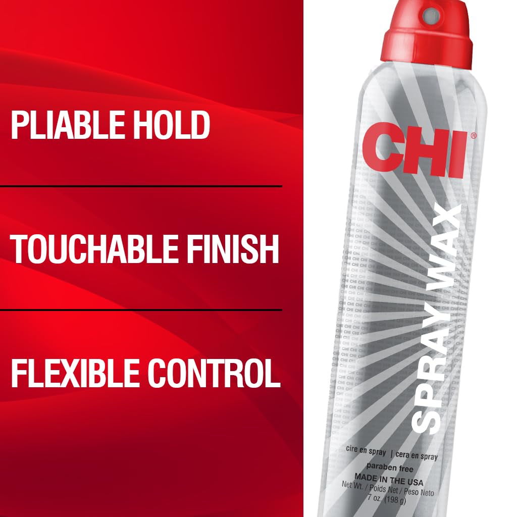 Spray Wax, Hair Spray For Creating Textured Looks That Last, Leaves A Touchable Finish, Sulfate, Paraben & Cruelty-Free, 7 Oz