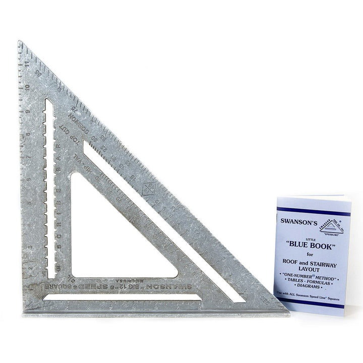 Big T0108 12 Speed Square Layout Tool with Blue Book