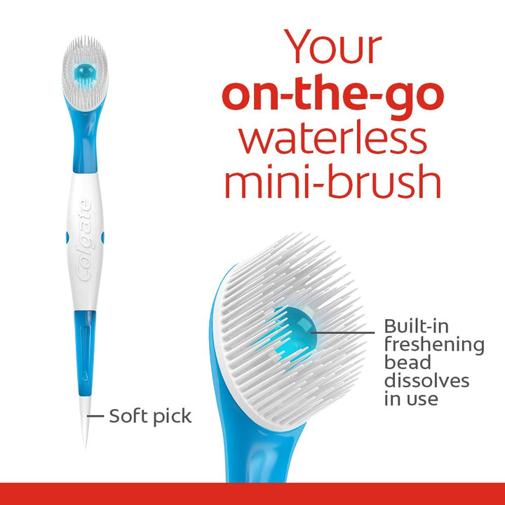 Optic White Wisp Disposable Mini Toothbrush, Cool Mint 24 Count (Pack of 4)