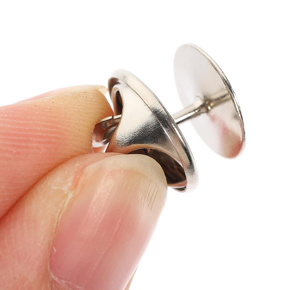 Tie Tack Butterfly Pin Clutch Back Replacement with Blank Pins for Craft Making 50 Sets