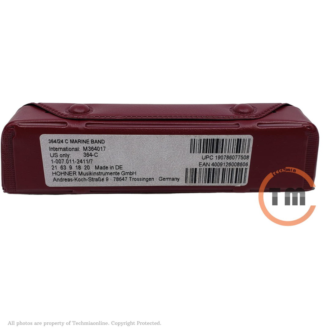 364 24 Marine Band 12 Hole Harmonica, Key of C