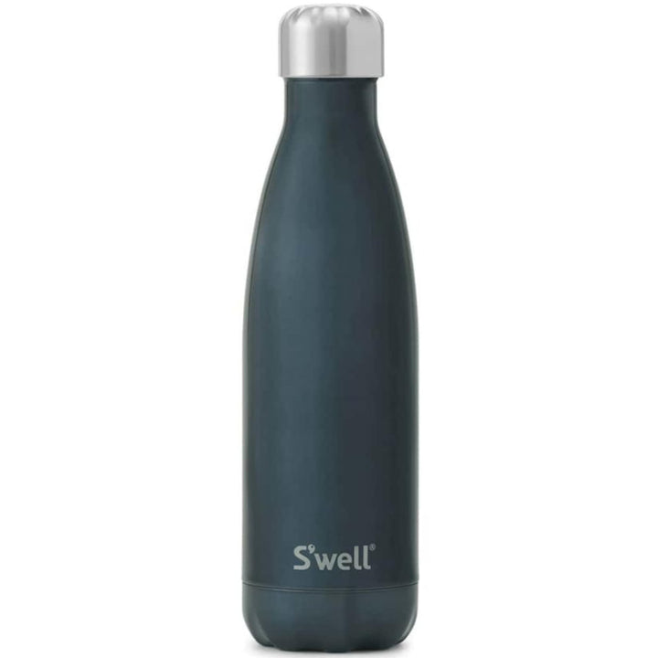 S'well Stainless Steel Water Bottle, 17oz, Blue Suede, Triple-Layered Vacuum Insulated Containers Keeps Drinks Cold for 36 Hours and Hot for 18, BPA Free, Perfect for On the Go