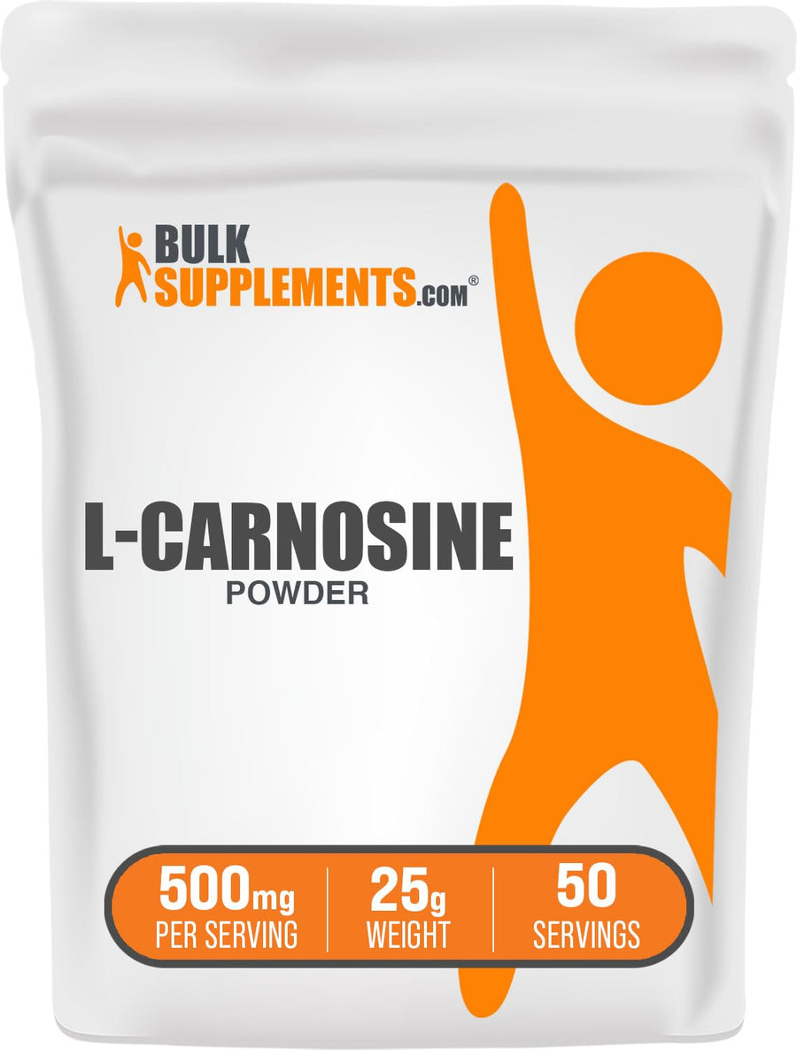 .com L-Carnosine Powder - Eye Supplement Vegetarian - Improve Vision Naturally - AMK Supplement - Amino for Brain - Vegetarian Supplement - Nerve Support Formula(25 Grams - 0.88 oz)