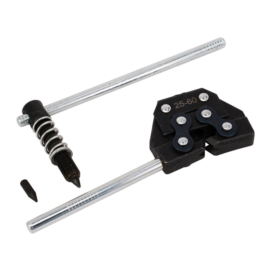 Roller Chain Breaker Detacher Cutter Splitter Tool for # 25 35 41 40 50 60 415H 428H 520 530 Roller Chains Fit for Motorcycle Bicycle Go Kart ATV Chains Replacing