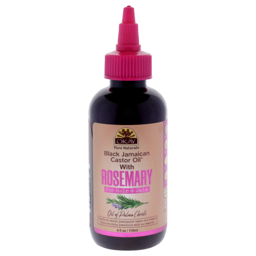 Black Jamaican Castor Oil with Rosemary, 4 Ounce