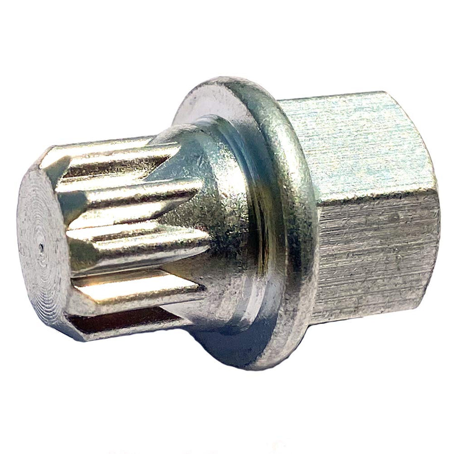 11 Splines Anti-Theft Wheel Lock Nut Key Adapter 8D0601139F001 Compatible with ABC 11 Teeth (Pointy) 1997-2007 VW Bettle Bora Golf Jetta Passat Audi A4 A6 S6 A8 TT SEAT Skoda