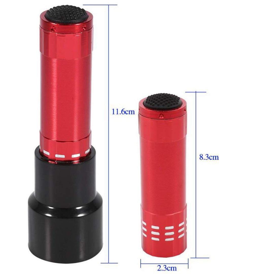 Light Egg Candler Tester Bright Cool LED Candling Lamp for All Chicken Dark Quail Duck Canary Pigeon Eggs. (red)