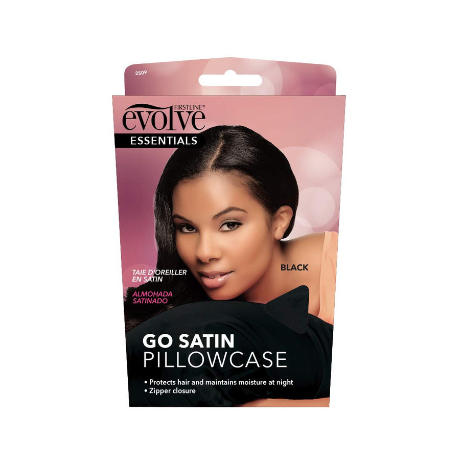 Satin Pillowcase Beauty Products, Black