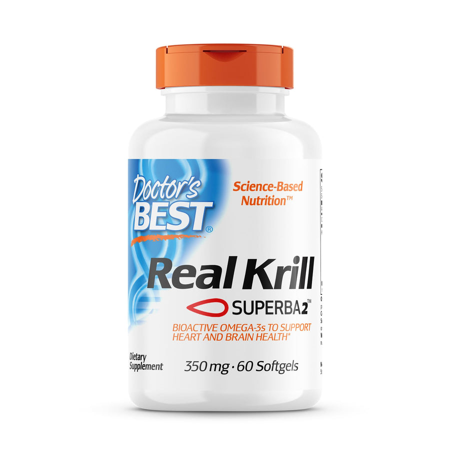 Doctor's Best Real Krill, 350mg 60-Count
