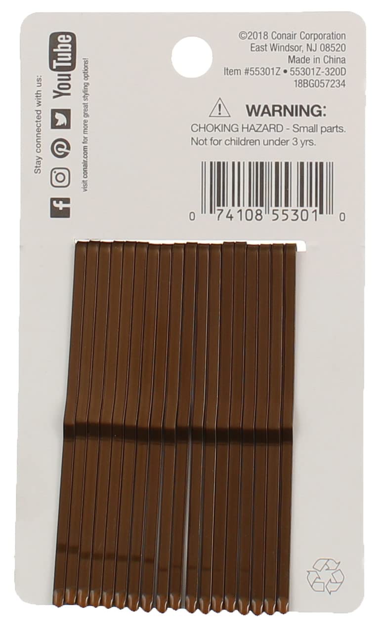 Styling Essentials Roller Pins Brown 18 ct.