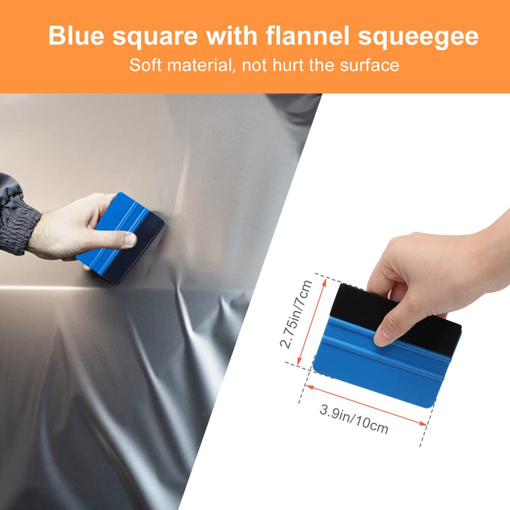 Window Tint Application Tools Kit, 5 Pcs Vehicle Glass Protective Film Installing Tool Car Window Squeegee Automotive Scrapers Tint