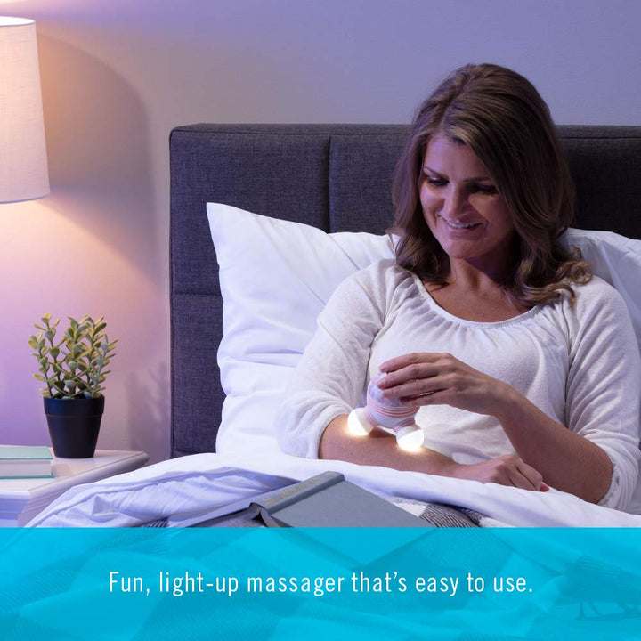 Marbelous Mini Massager Vibration Massage with Comfort Grip, Batteries Included, Blue