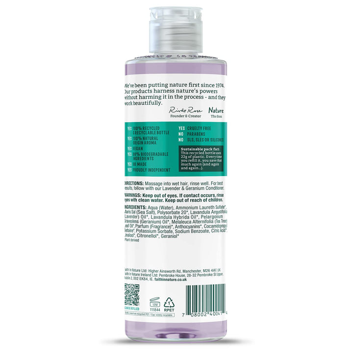 Shampoo for Normal to Dry Hair Lavender Geranium 13 5 fl oz 400 ml