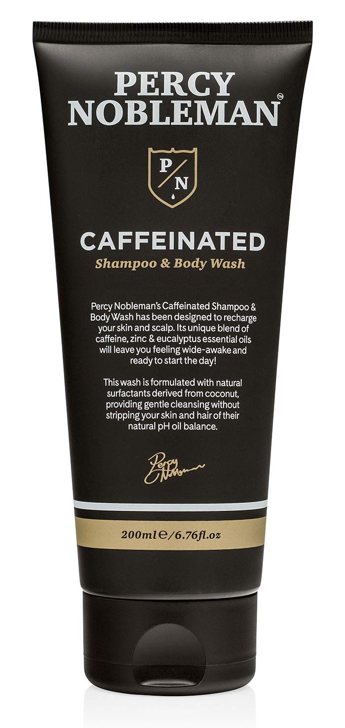 Percy Nobelman Caffeinated Shampoo & Body Wash, New, 6.76 Ounce