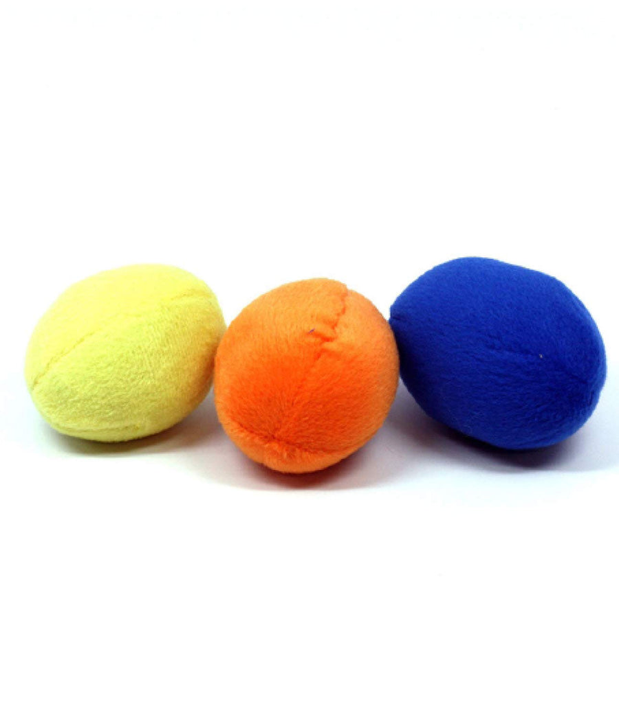 Squeakin' Eggs Plush Replacement Dog Toys - 3 Pack