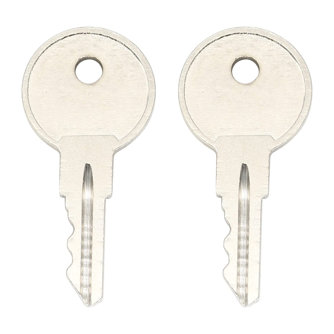 2 Pcs CH751 751CH Controller Door Keys Compatible with T-Handles Side Boxes RV Campers Storage Lockers Boats Display Cases
