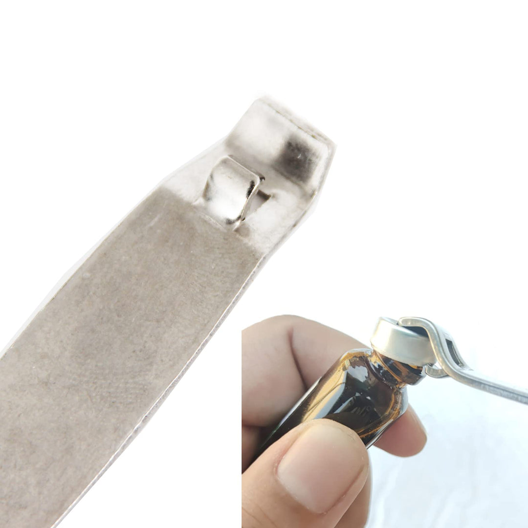 2 Pcs Vial Decapper for 20mm and 13mm Flip Vial Cap, 304 Stainless Steel Flip Top Remover, 20mm and 13mm Flip Vial Opener