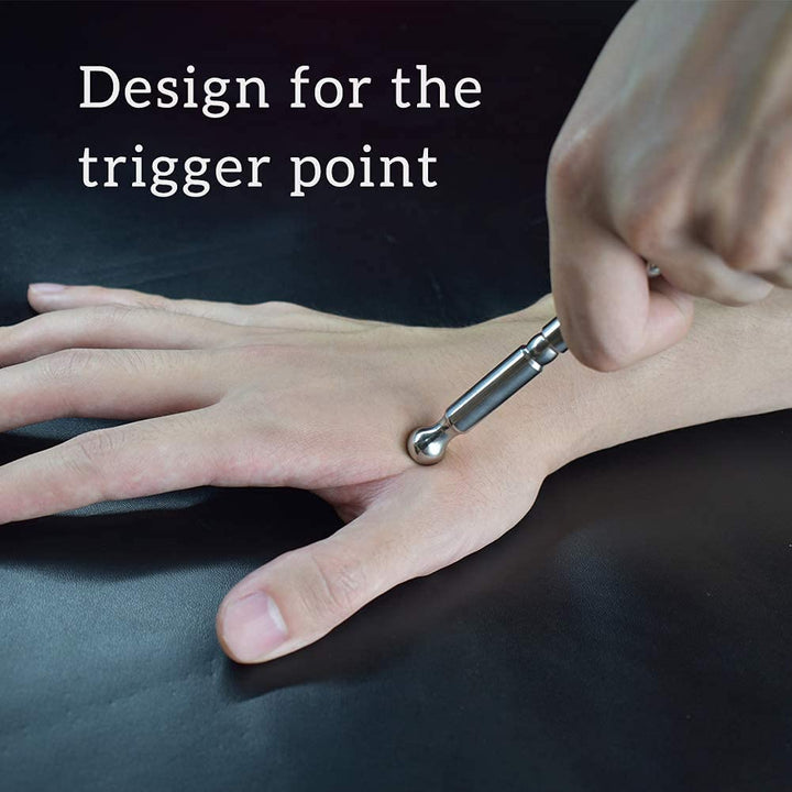 Stainless Steel Manual Acupuncture Pen Deep Tissue Massage Tool Reflexology Trigger Point Massage Tools Acupressure Bar