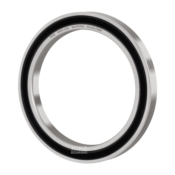 10 Pcs 6809-2RS Bearings 45x58x7mm, Double Rubber Seals and Pre-Lubricated, Deep Groove Ball Bearing.