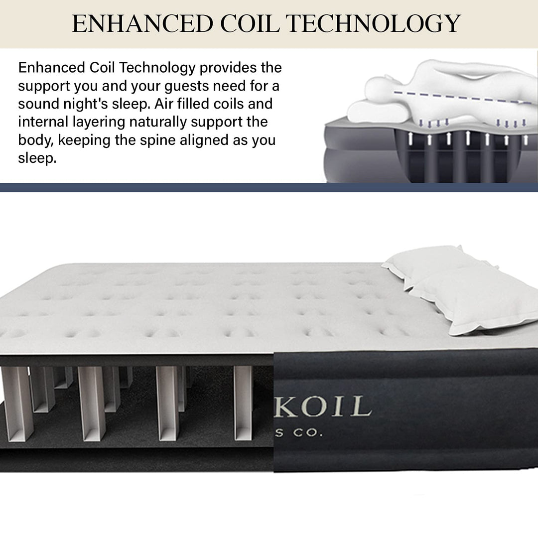 Luxury Queen Size Air Mattress with Built-in High-Speed Pump, 20 Adjustable Double High Premium Pillow Top Inflatable Airbed for Guests, Camping & Home (Manufacturer Warranty)