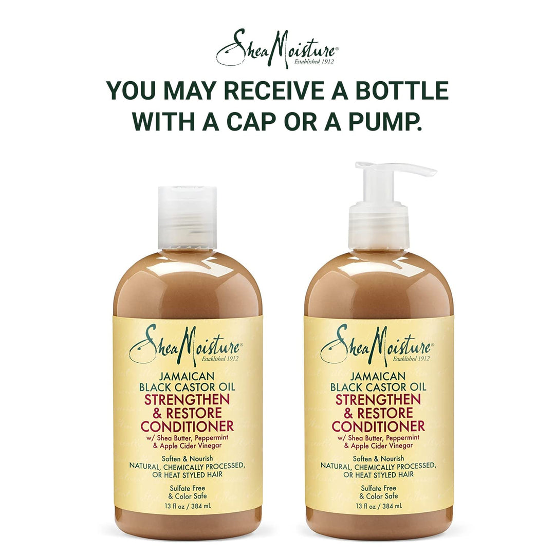 Curly Bundle: 16 oz Shampoo, 13 oz Conditioner, 11.5 oz Leave-in with Jamaican Black Castor Oil for Healthy Growth and Restoration - Sulfate Free