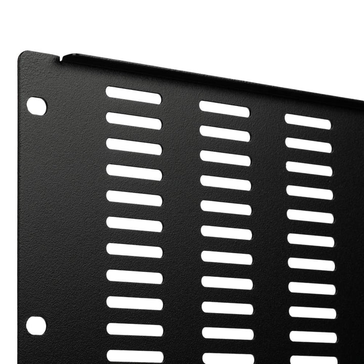 1U Blank Rack Mount Panel IT Server Network Spacer Slotted Venting