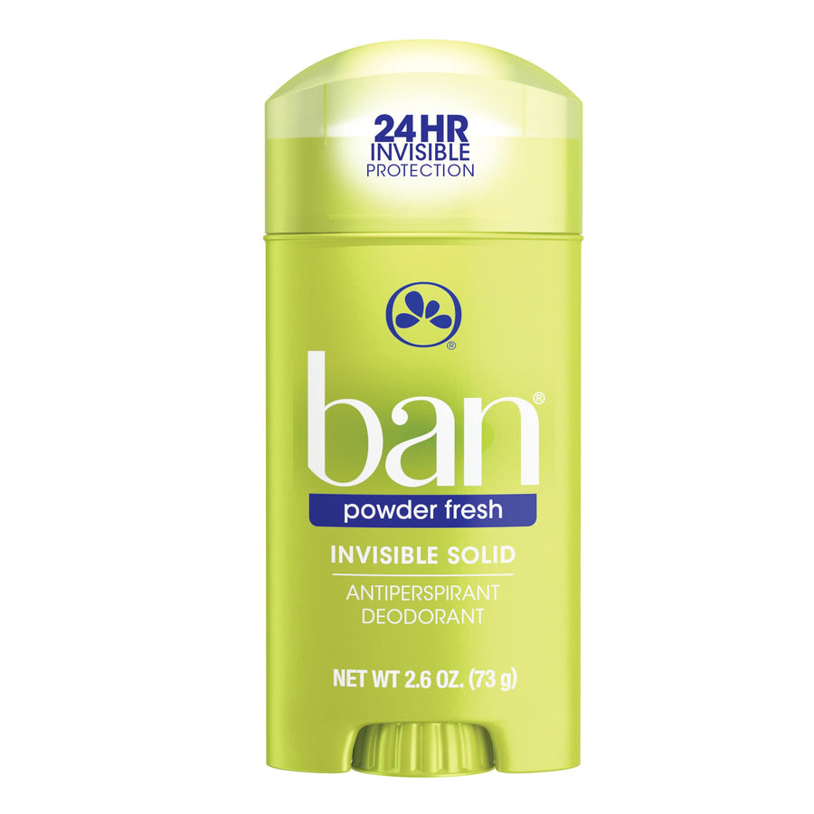 Antiperspirant Deodorant, Invisible Solid, Powder Fresh, 2.6-Ounce Bottles (Pack of 6)