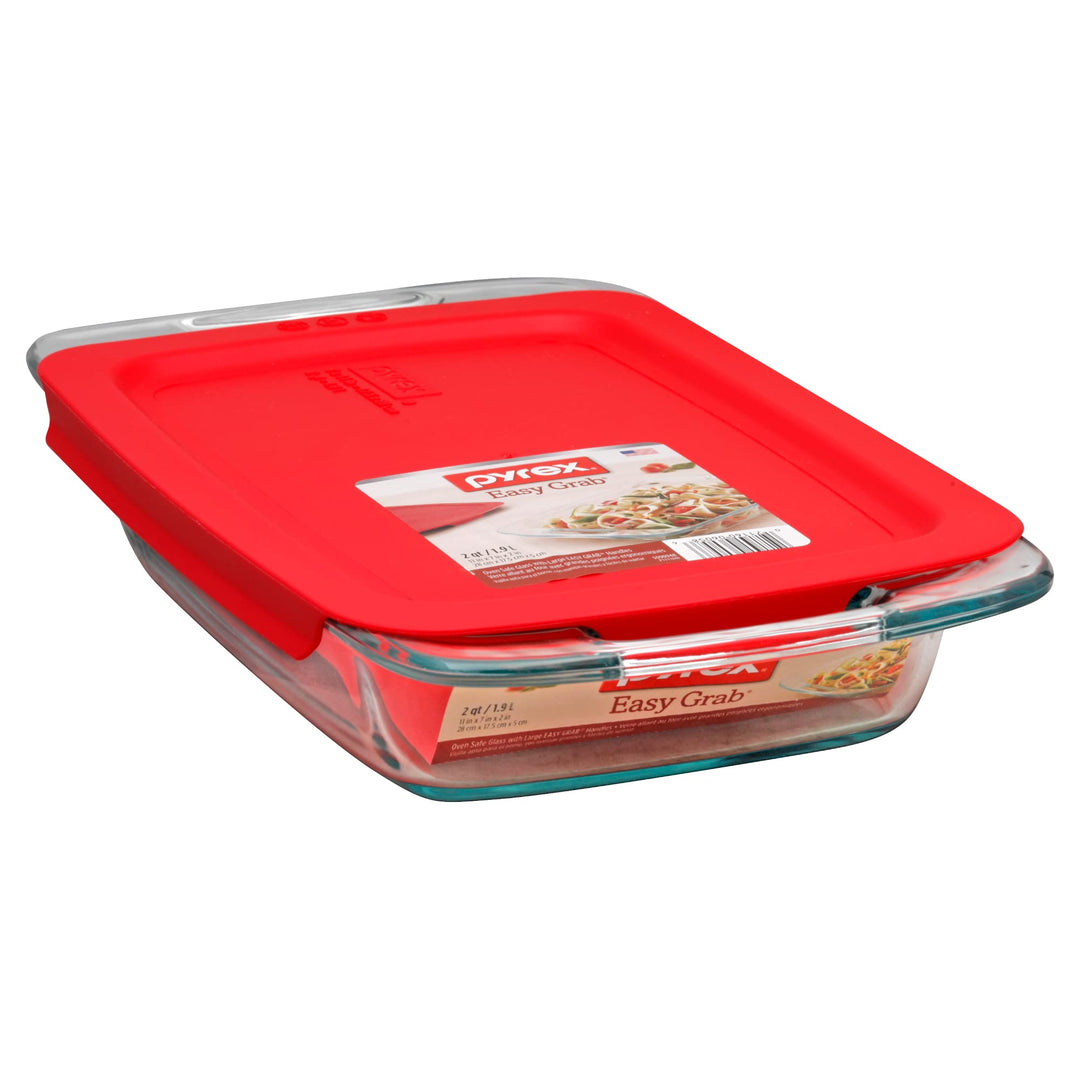 Easy Grab 2-Quart Oblong Glass Bakeware Dish