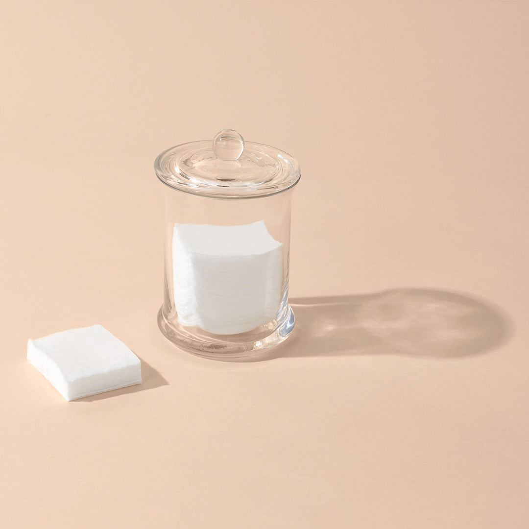 100% Facial Cotton Squares, Pack of 100, DEE065