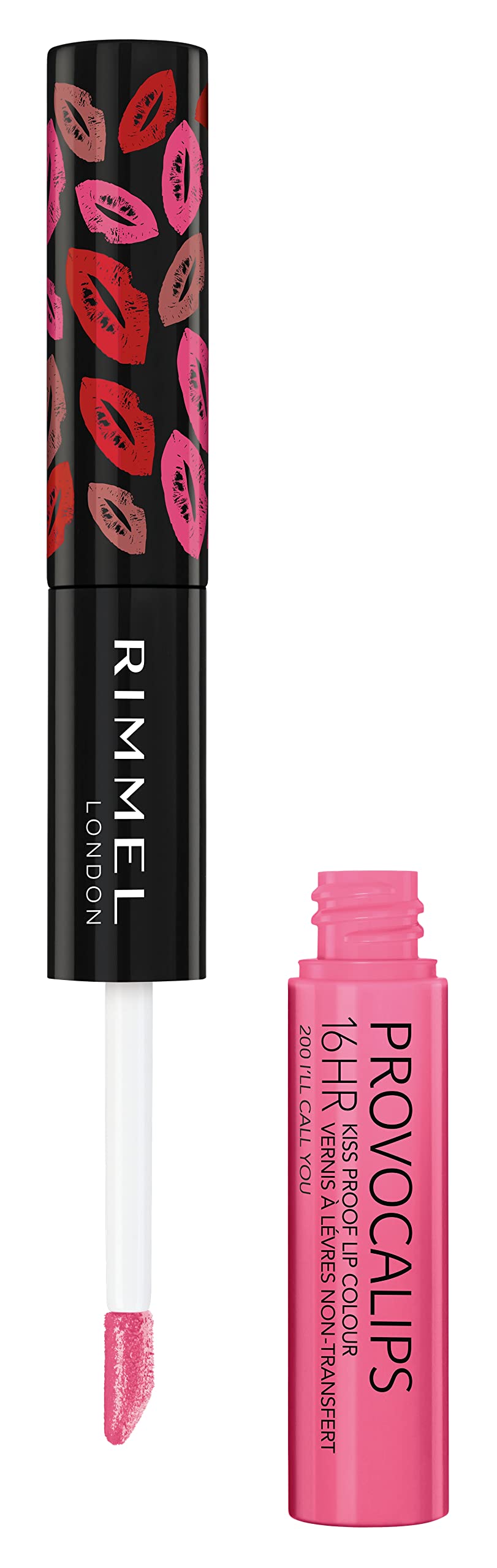 London Provocalips 16hr Kiss-Proof Lip Color - Two-Step Liquid Lipstick to Lock in Color and Shine - 200 I'll Call You, .14 fl.oz.