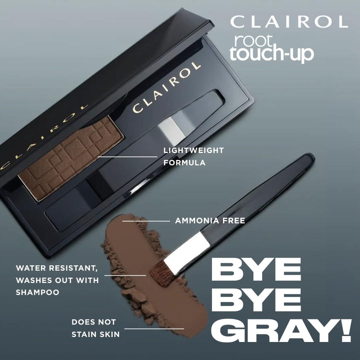 Root Touch-Up Temporary Concealing Powder, Dark Brown Hair Color, 1 Count