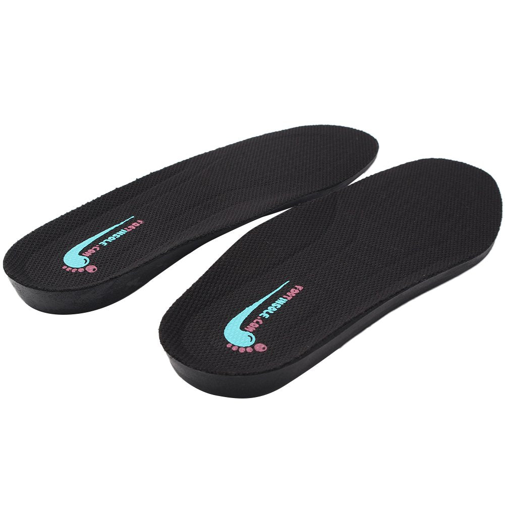 0.4 Inches Up Height Increase Elevator Shoe Insoles Lift Taller Pads Shoe Inserts - Small / Us Size 5.5~8