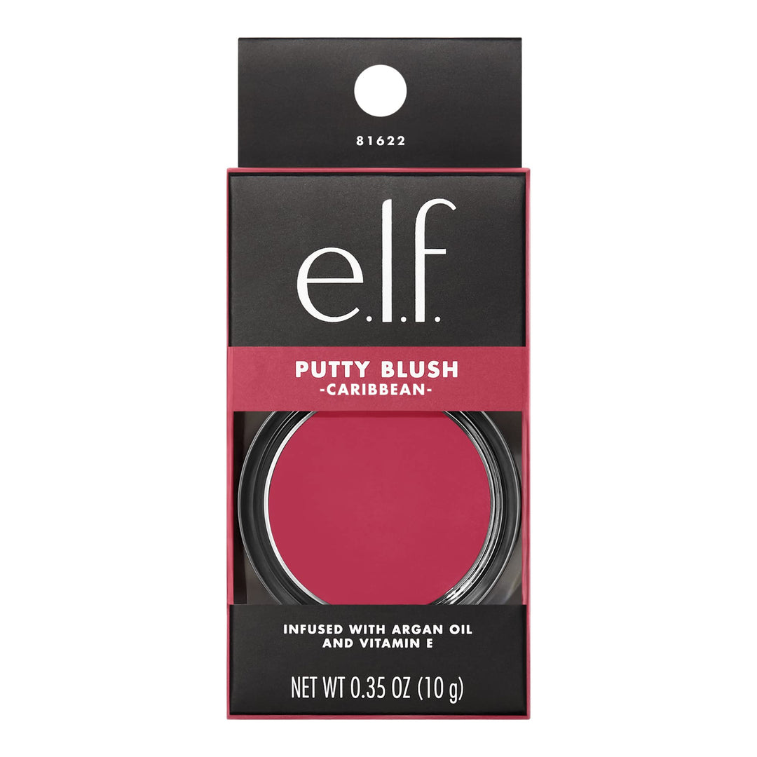 Putty Blush, Creamy & High-Pigment Formula For A Natural Glow, Delivers A Semi-Matte & Powder Finish, Vegan & Cruelty-Free, Caribbean