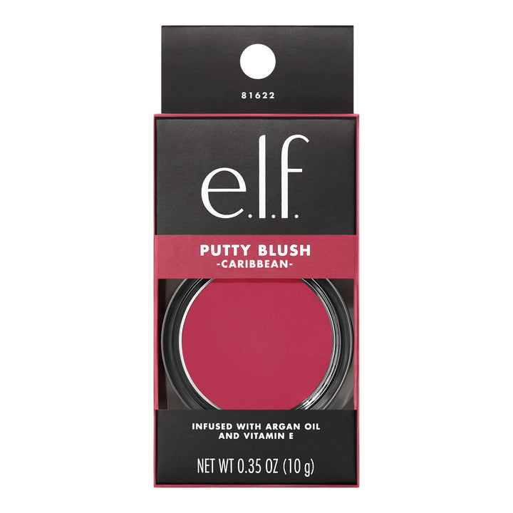 Putty Blush, Creamy & High-Pigment Formula For A Natural Glow, Delivers A Semi-Matte & Powder Finish, Vegan & Cruelty-Free, Caribbean