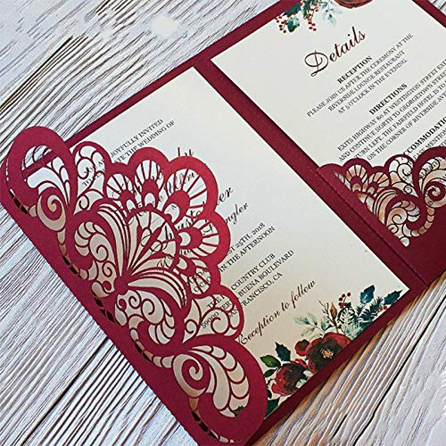 Lace Shape Cutting Dies, Letmefun Metal Cutting Dies Stencils New 2019 Flower Border Crafts Die Cuts for DIY Scrapbooking Paper Cards Decorations Embossing