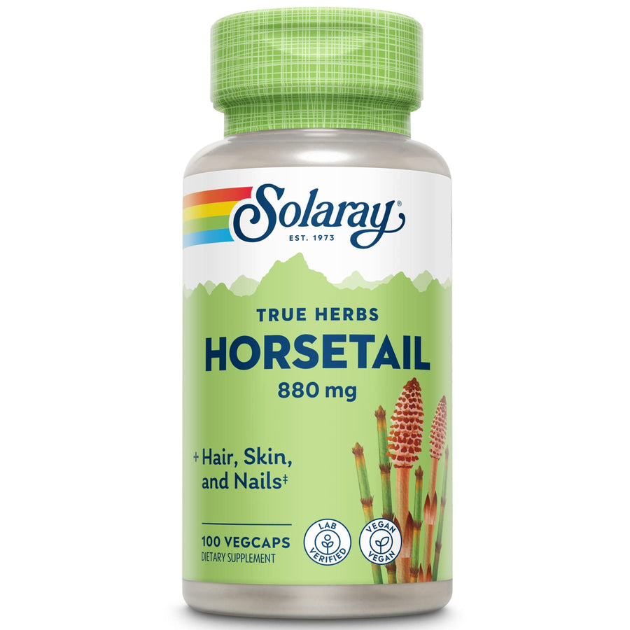 Horsetail 880 mg | Silica Supplement for Healthy Hair, Skin, Nails & Joint Support | 50 Servings | 100 VegCaps