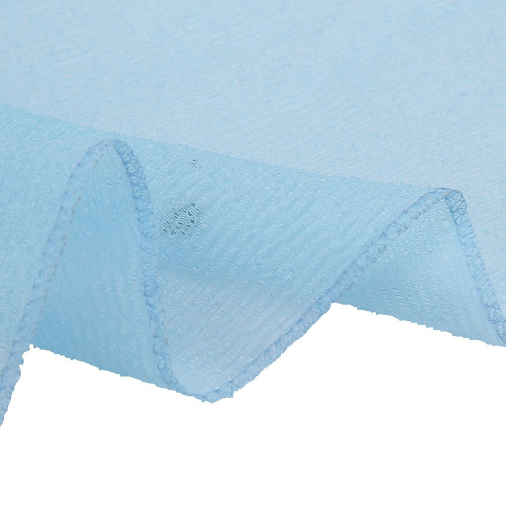 Long Exfoliating Nylon Bath Cloth/Towel, Magic Shower Washcloth For Body, 35 inches(1PCS, Blue)