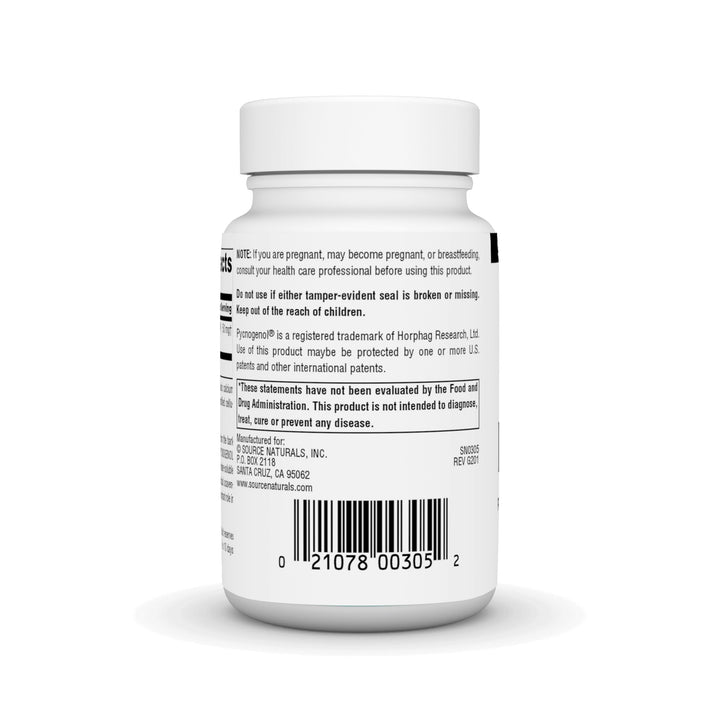 Pycnogenol 50 mg Proanthocyanidin Complex - 120 Tablets