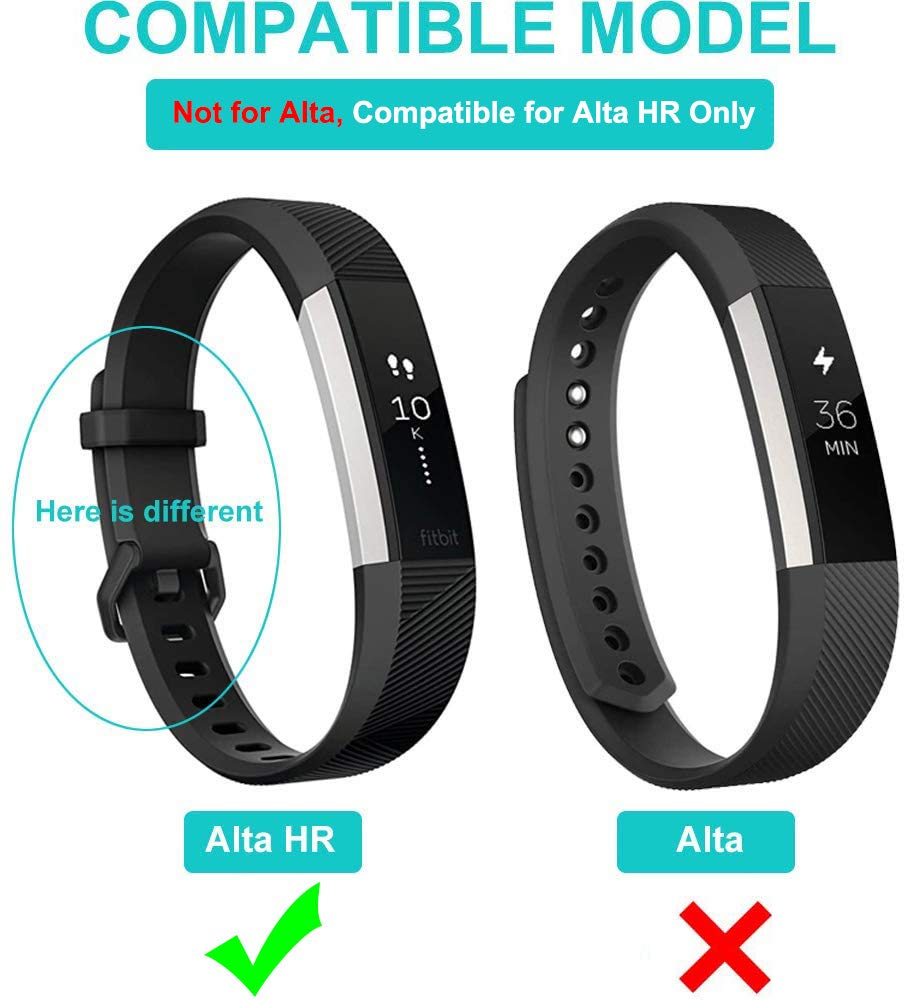 Fitbit Alta HR Charger 2 PCS (1.8ft & 3.3ft), Charging Cable Cord Repalcement Charger for Fitbit Alta HR (2 PCS - 1.8ft & 3.3ft)