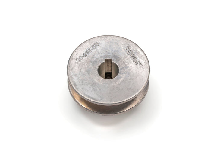 Terre Products, Heavy Duty 2.5 V-Groove Drive Pulley, Precision 5/8 Bore, Robust Z3A Zinc Alloy Die Cast Pulley