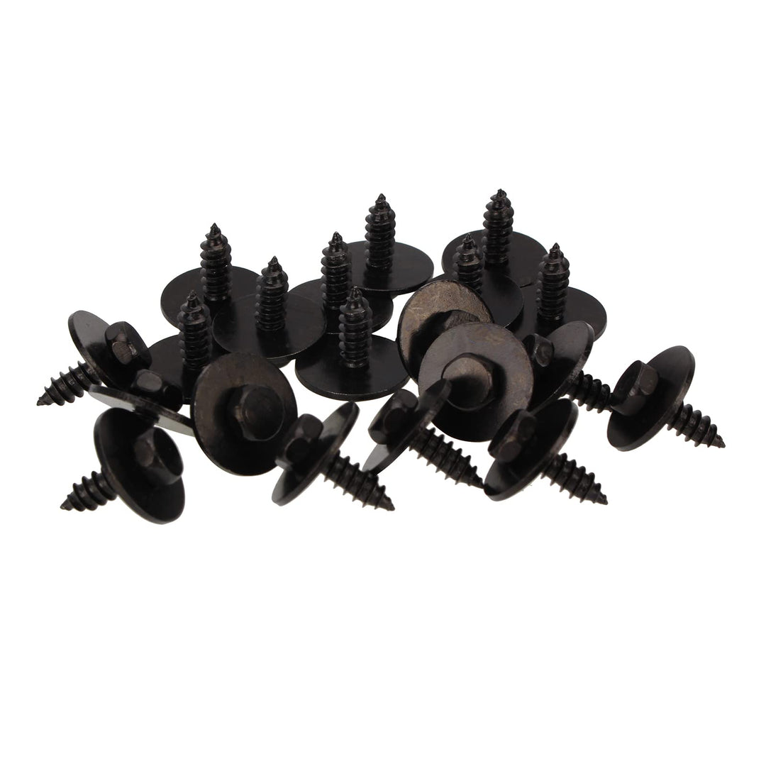 Carbbia 30Pcs M4.8-1.61 x 16mm Screw Bumper Cover