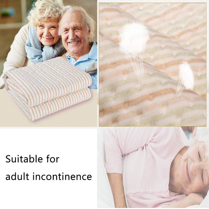 Baby Waterproof Bed Pad Bed Wetting Pads Washable for Kids Toddler Potty Training Pads Baby Wateproof Pad Mat for Pack n Play/Crib/Mini Crib Reusable Incontinence Underpads for Pets 40''x28''