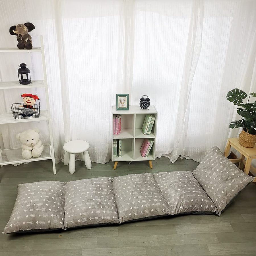 Floor Lounger Pillow casing for boy Girl, Soft Minky Plush, Cover/Sleeve Only! Perfect Reading and Watching TV Cushion - Excellent for Sleepovers, Queen Size;