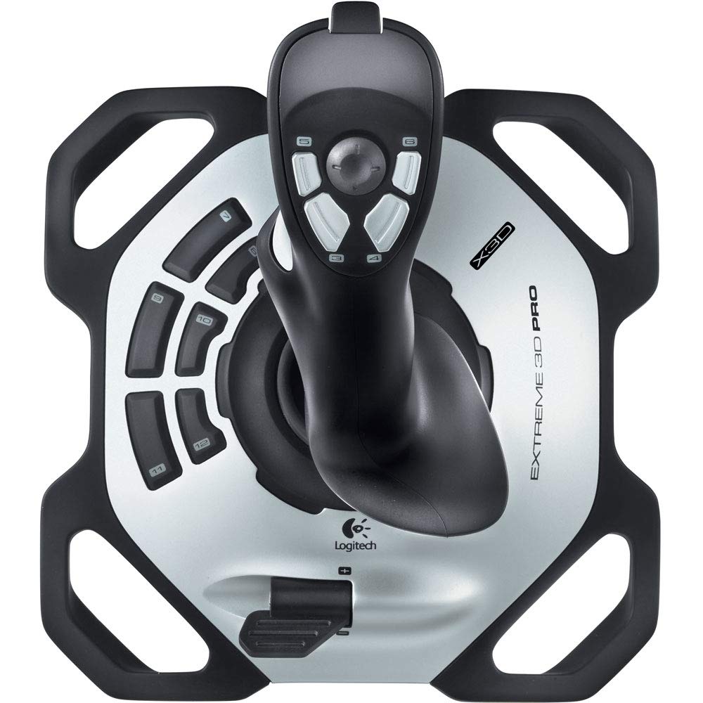 Extreme 3D Pro USB Joystick for Windows - Black/Silver