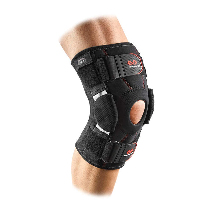 Knee Brace with Side Hinges. Maximum Knee Support & Compression for Stability & Recovery Aid, Patella Tendon Support, Tendonitis Pain Relief, Ligament Support, Hyperextension. Men & Women