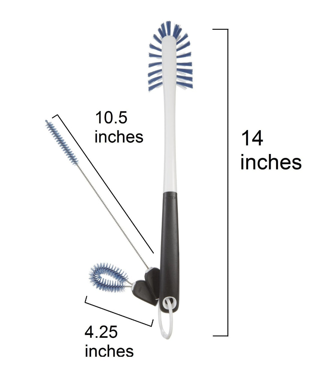 Good Grips Water Bottle Cleaning Set,Blue
