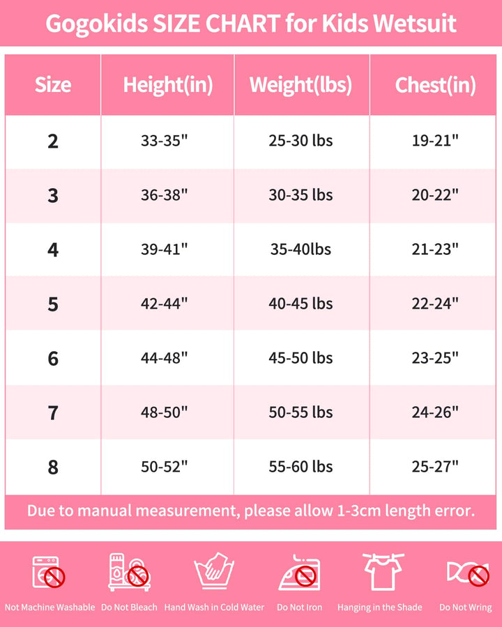 Kids Wetsuit, Youth 2.5mm Neoprene Thermal Full Wet Suits, Girls Long Sleeve Back Zip Sun Protection Swimsuits for Water Sports, Diving, Swimming, Surfing Lessons, Keep Warm Green