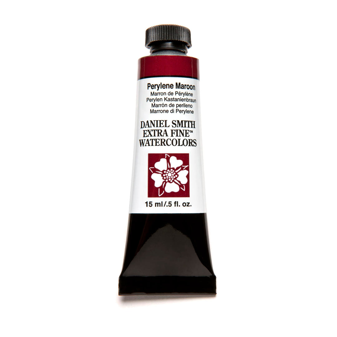 Daniel Smith Extra Fine Watercolor Paint, 15ml Tube, Perylene Maroon, 284600074, 0.5 Fl Oz (Pack of 1)
