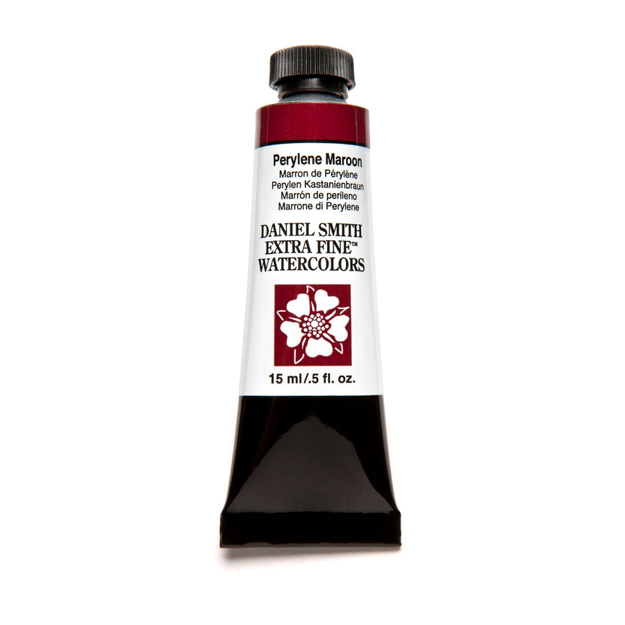 Daniel Smith Extra Fine Watercolor Paint, 15ml Tube, Perylene Maroon, 284600074, 0.5 Fl Oz (Pack of 1)